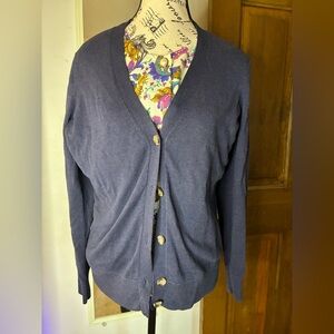 Women's Tommy Hilfiger Navy Cardigan Sweater